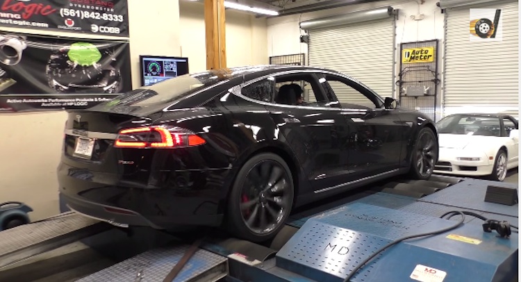 Tesla Model S P85d Shows Its True Torque On The Dyno Carscoops