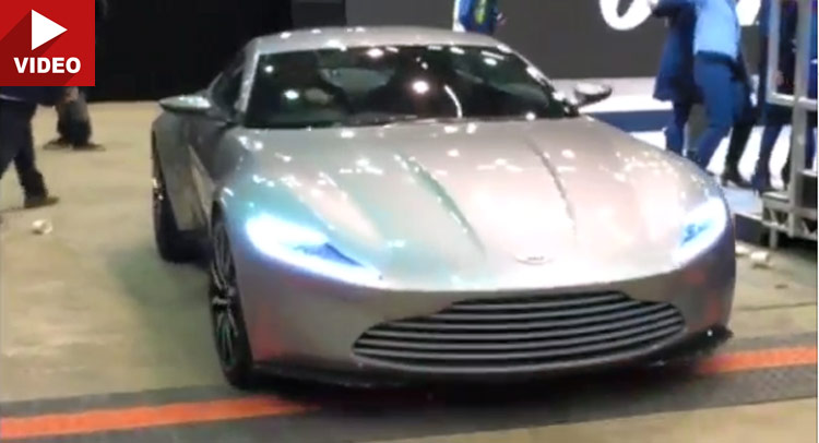  James Bond’s New Aston Martin DB10 Fires Up its V8