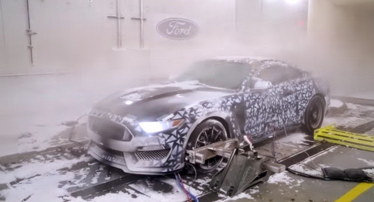  Watch 2016 Shelby GT350 Mustang Endure Severe Weather Testing At -40 Fahrenheit