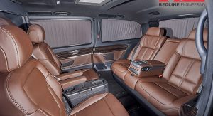 Russian Tuner Gives New Mercedes Viano a Business Makeover with BMW  7-Series Sofa