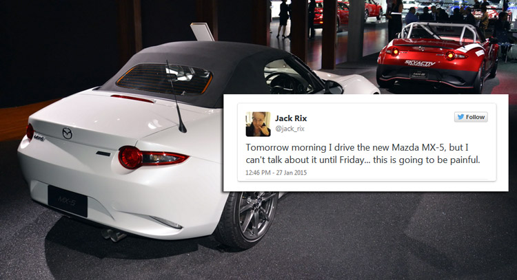  Get Ready: First 2016 Mazda MX-5 Reviews Drop on Friday