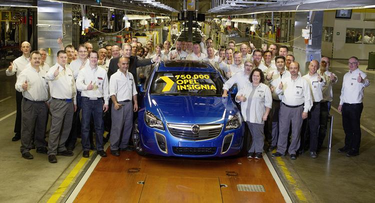  Opel Has Built 750,000 Insignias in Germany Since 2008