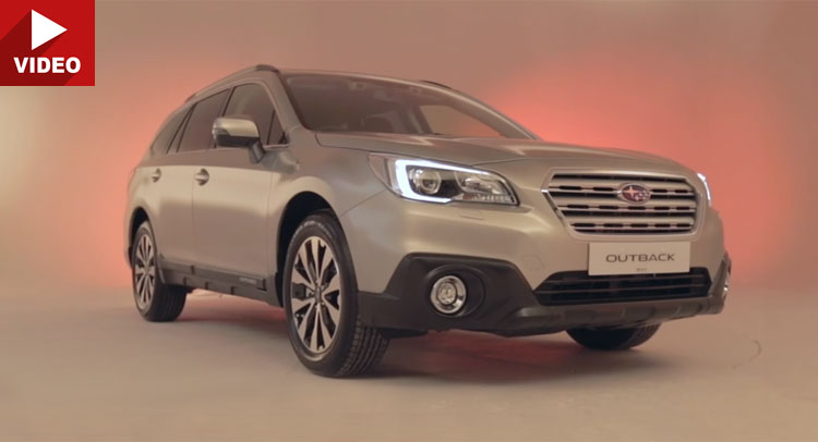  Check Out 2015 Subaru Outback in UK Static Preview