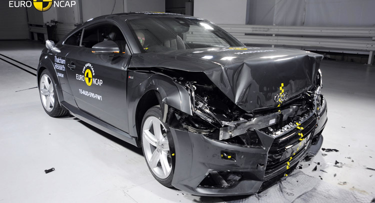  Ouch…Euro NCAP Tests New Audi TT; Only Awards It Four Stars