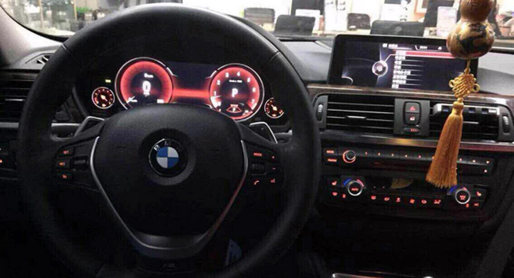  BMW 3-Series F30 Modded With 5-Series F10’s Digital Instrument Panel