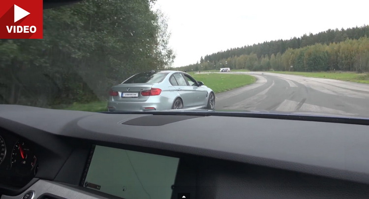  Tuned BMW M5 Races a Stock M3, for Some Reason