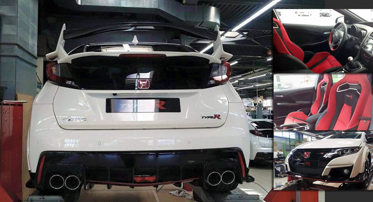  Honda Civic Type-R Snapped Undisguised; Crazy Lights Are Gone