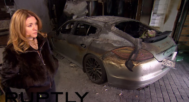  Russian Family Sues Porsche for 100 Million Rubles After Panamera Purportedly Self-Ignites in Garage