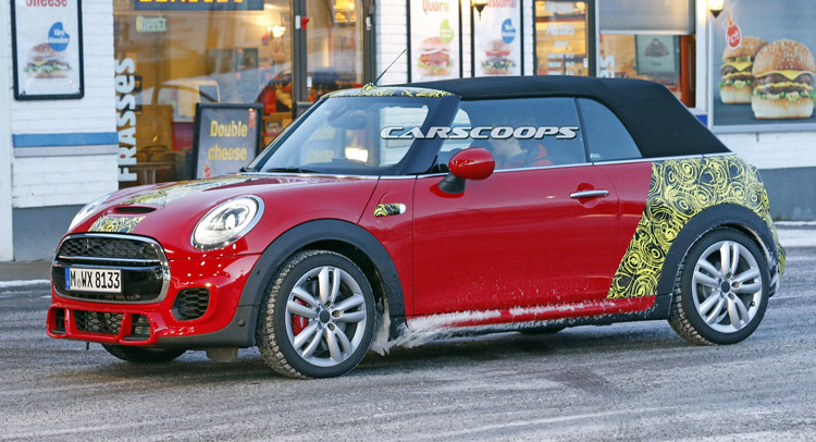  Fastest Open-Top MINI Keeps Top On, Drops Most Of Its Camo