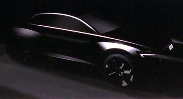  Audi Teases Tesla Rivalling Electric Crossover, Possibly Named Q6 e-tron