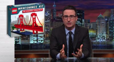 John Oliver Looks At America s Infrastructure Crisis With Help From