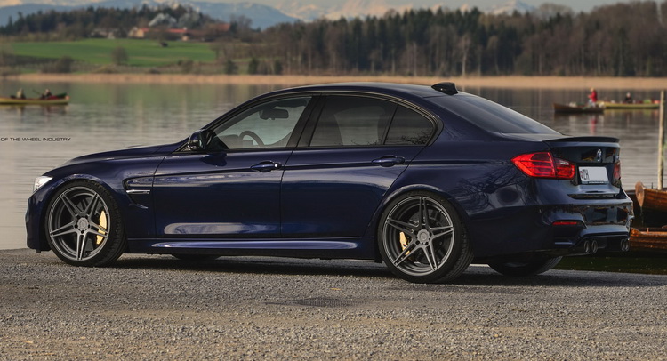 Matte Wheels Look Great On This F80 BMW M3 Carscoops