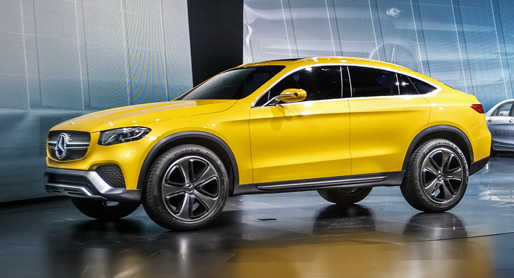  Mercedes Thinly Disguises Production Model with the GLC Coupé Concept