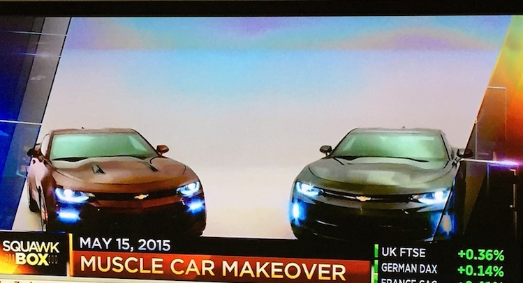  The 2016 Chevrolet Camaro Revealed On Morning TV