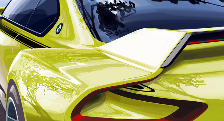  New BMW 3.0 CSL Hommage Concept Teased, Pays Tribute To 70s “Batmobile” E9