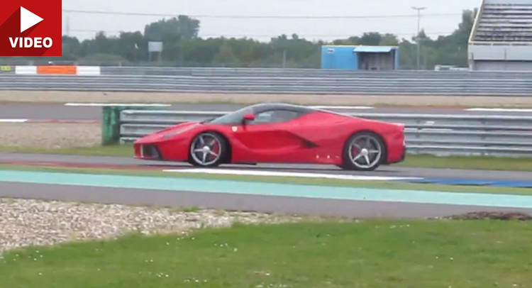  LaFerrari Driver Loses Control On Damp Track, Spins Twice