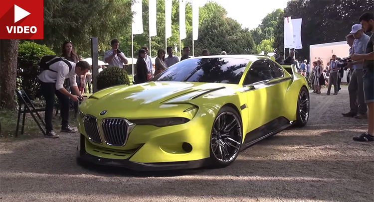  BMW 3.0 CSL Hommage Concept Start-up, Sound & Looks