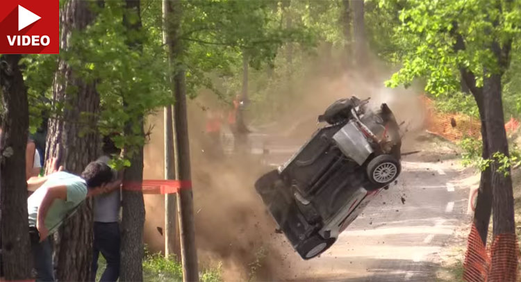  Citroen C2 Rally Car Gets Wrapped Around A Tree