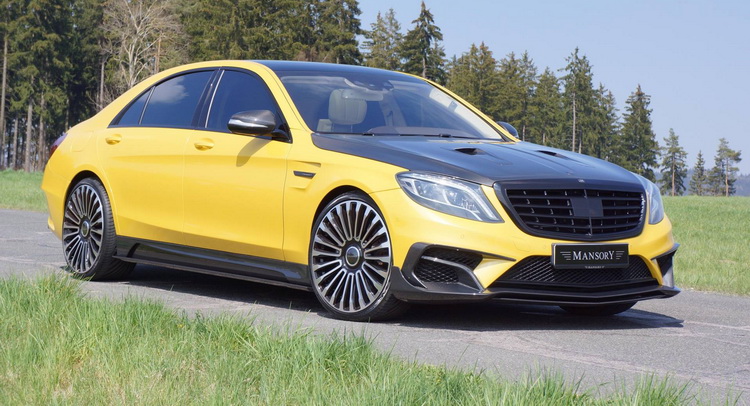  Mansory Dips S63 AMG in Yellow & Carbon Color Combo