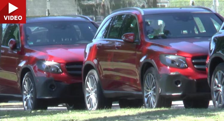  All-New Mercedes-Benz GLC SUV Caught On Camera Wearing Minimal Disguise