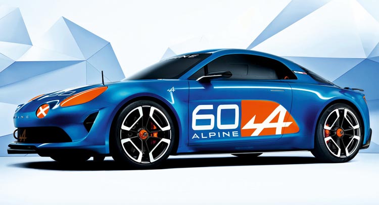  Alpine Celebration Concept Unveiled At Le Mans, Previews Production Sports Car