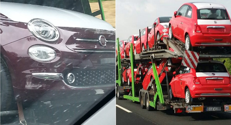  Facelifted 2016 Fiat 500 Exposed On Truck!