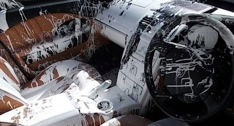  This Is Why You Don’t Carry Tins Of Paint In Your Maserati