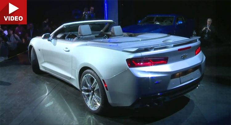  First Videos Of Chevy’s New 2016 Camaro Convertible