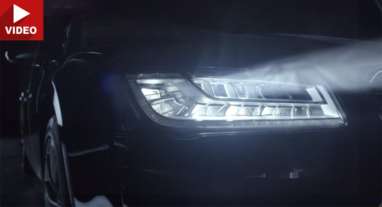 What Are Audi S Led Matrix Headlights Like On The Road Carscoops