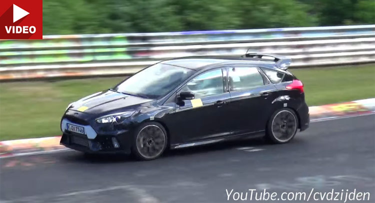  New Ford Focus RS Looks Fast And Grippy On The Nurburgring