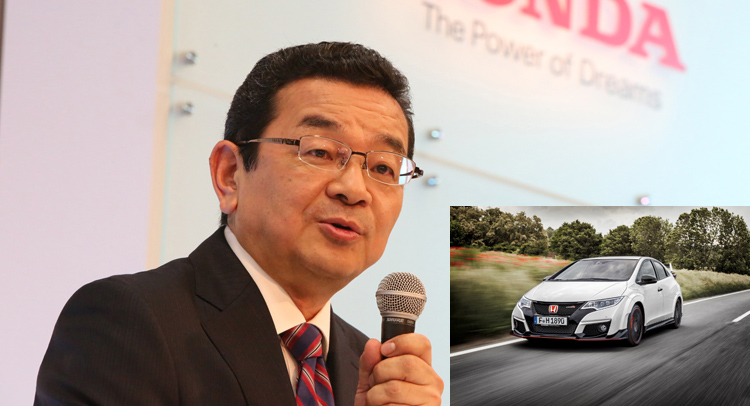  Honda’s New CEO Can’t Wait For His New Civic Type R To Be Delivered