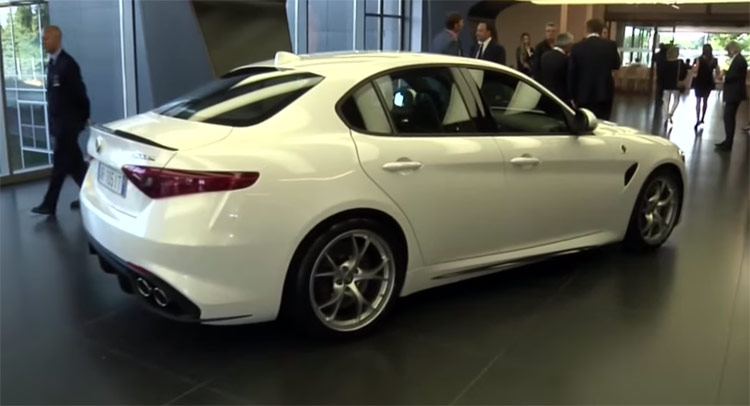  Alfa Romeo Had Andrea Bocelli Sing The Giulia Onto The Stage At Launch