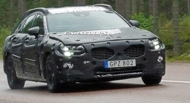  All-New Volvo S90 Spied For The First Time, Coming Next Year