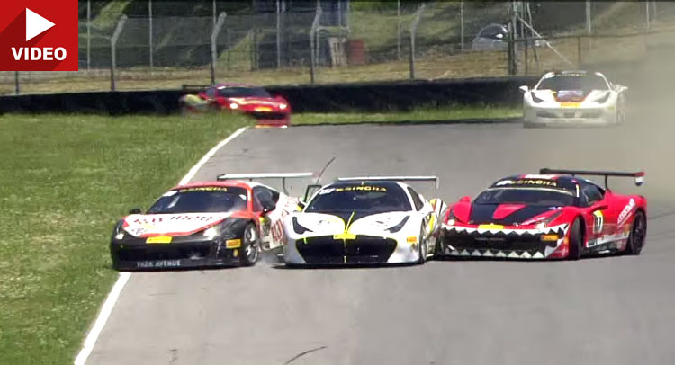  Watch The Most Awful Ferrari Challenge Race Ever