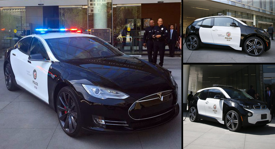  The LAPD Gets A Tesla Model S P85D And A BMW i3