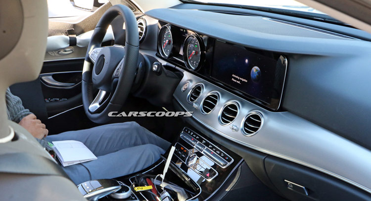  2017 Mercedes-Benz E-Class Wagon Spills The Beans On its Dashboard