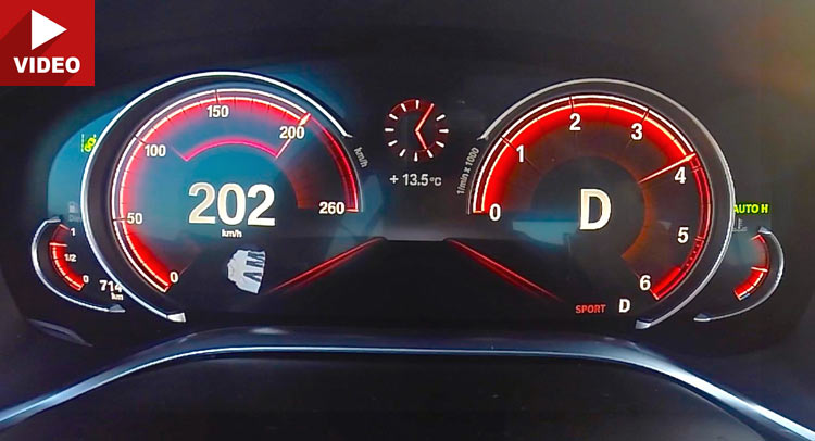  All-New BMW 730d xDrive Performs Predictably When Accelerating