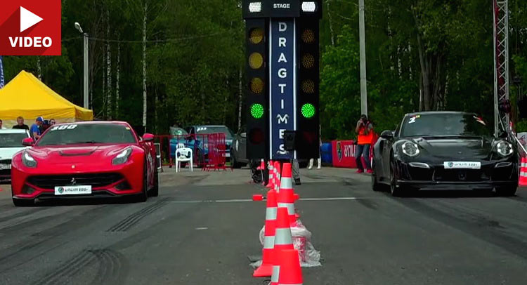  Ferrari F12 Driver Forgets About Drag Racing ‘Golden Rule’