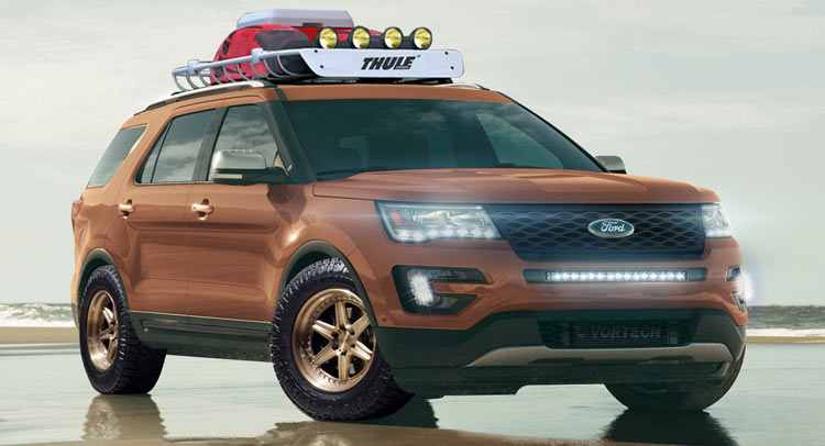 Ford Bringing Four Customized Explorer Sport Suvs To Sema Carscoops