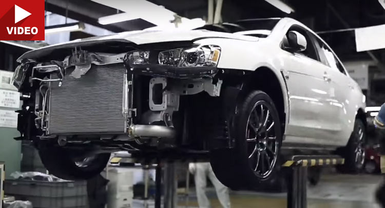  Mitsubishi Shows How The Lancer Evolution Final Edition Is Built