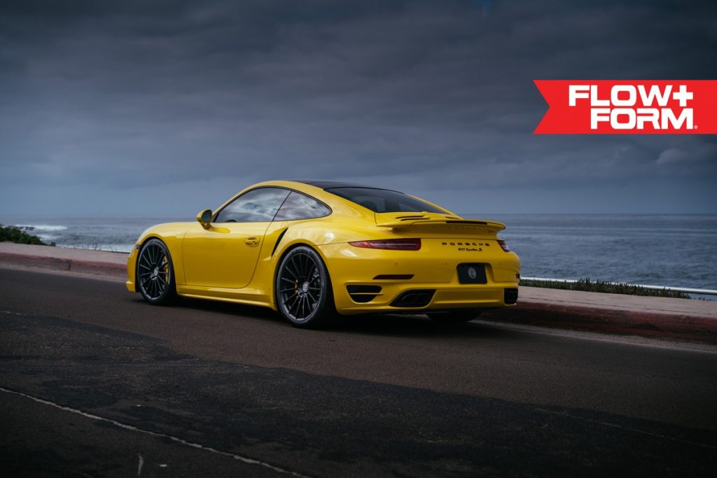 Yellow 911 Turbo S Puts On Stealthy-Looking Custom Rims | Carscoops