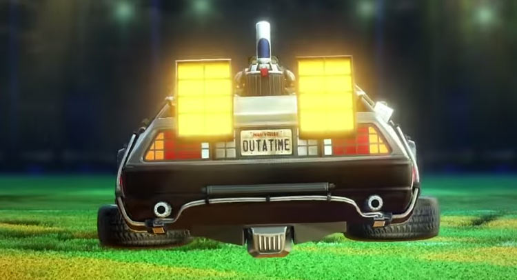  Rocket League Game Gains Back To The Future Car Pack