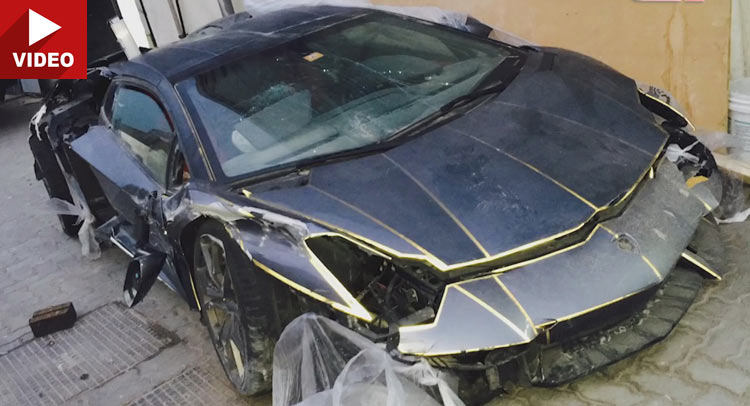 Would You Pay $100,000 For A Wrecked Lamborghini Aventador? | Carscoops