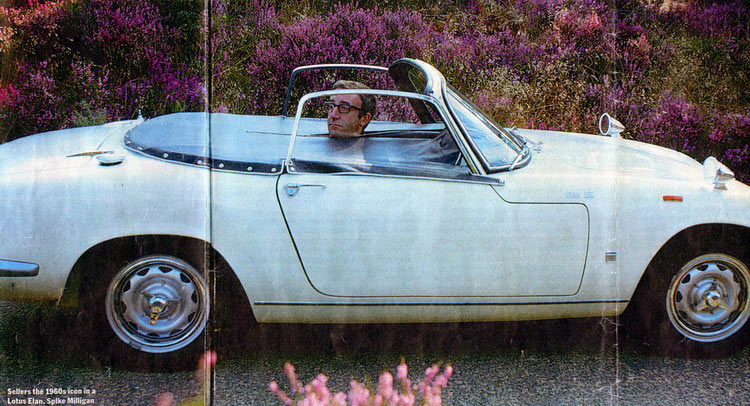  Peter Sellers’ 1966 Lotus Elan S2 Heads To The Auction Block