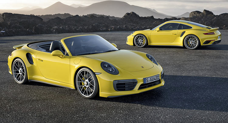  Facelifted 2017 Porsche 911 Turbo & Turbo S Gain More Power [w/Video]