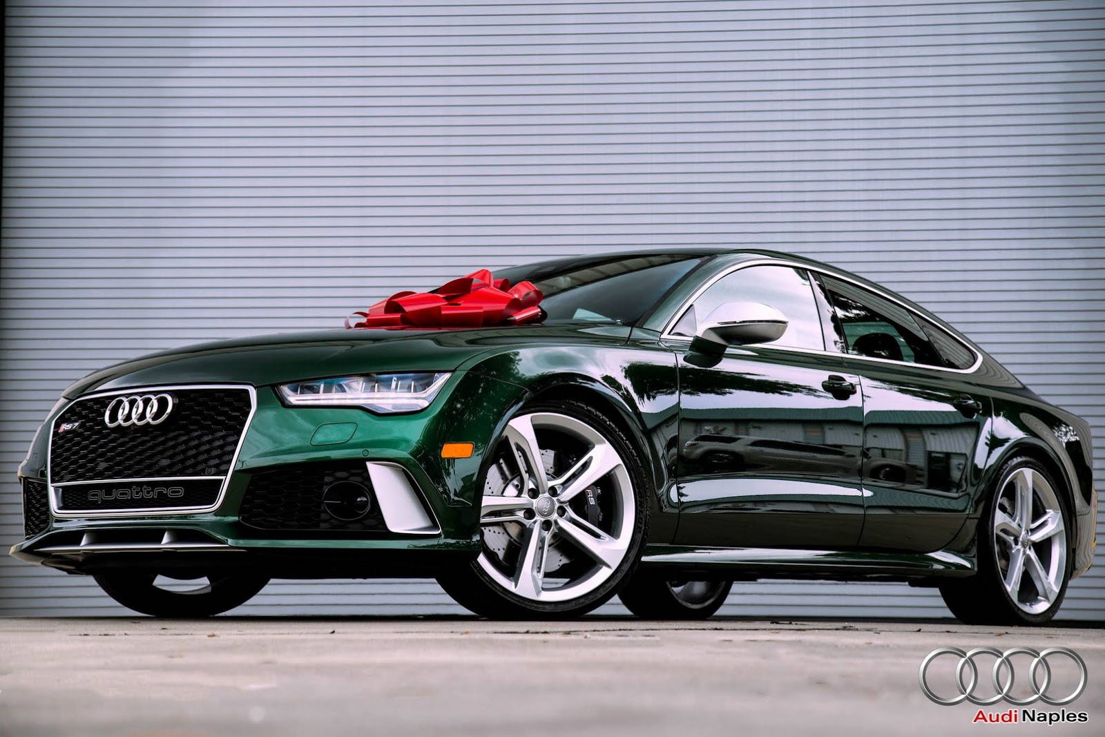 Audi a7 Emerald Green