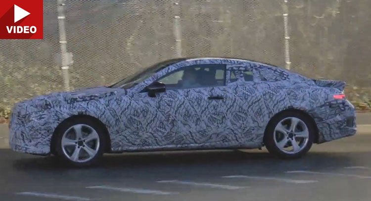  New Mercedes-Benz E-Class Coupe Prototype Scooped