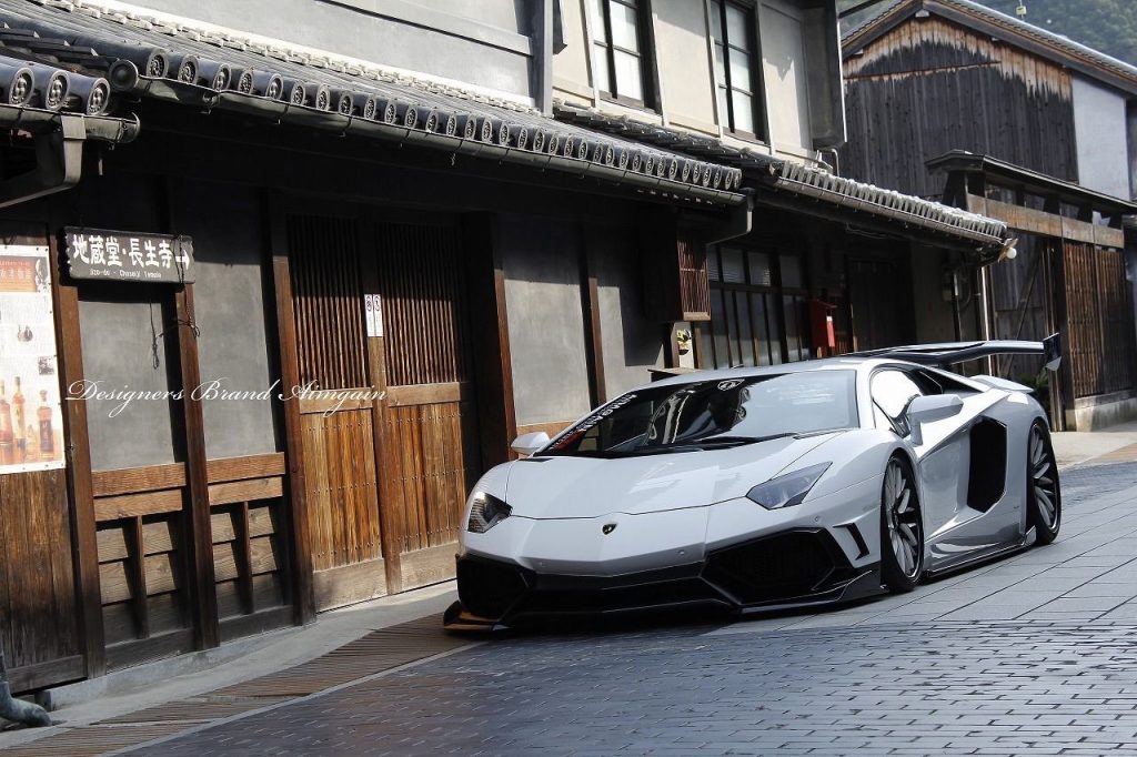 Japanese Tuner Aimgain Reveals Crazy Lamborghini Aventador At Tokyo |  Carscoops