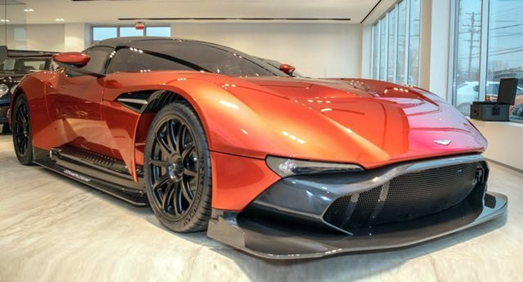  This Fiamma Red Aston Martin Vulcan Is For Sale In Ohio For $3.4 Million