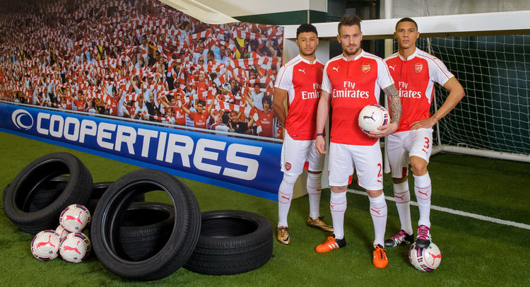 Cooper Tires Challenges Arsenal Fc Players To Precision Battle W Video Carscoops